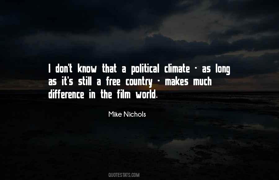 It's A Free World Quotes #338762
