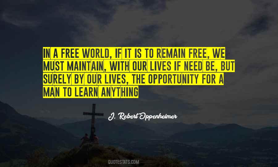 It's A Free World Quotes #441141