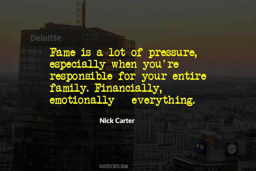 Quotes About Family Pressure #164331