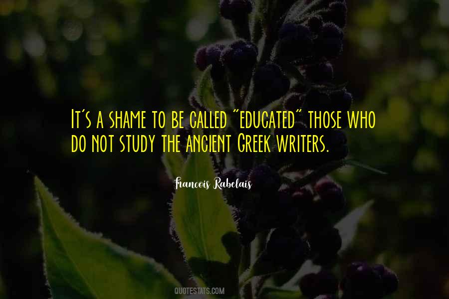 It's A Shame Quotes #1120685