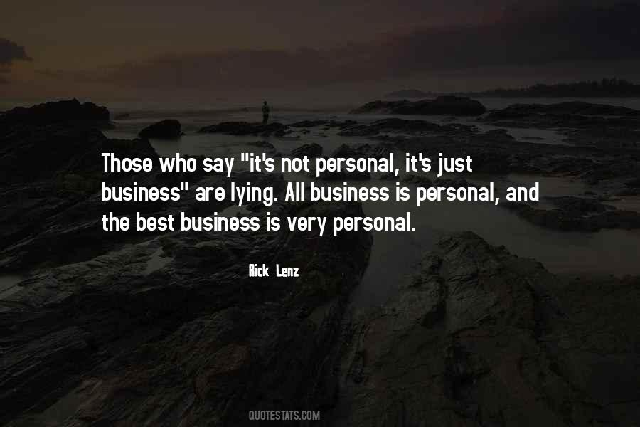 It's All Business Quotes #344783