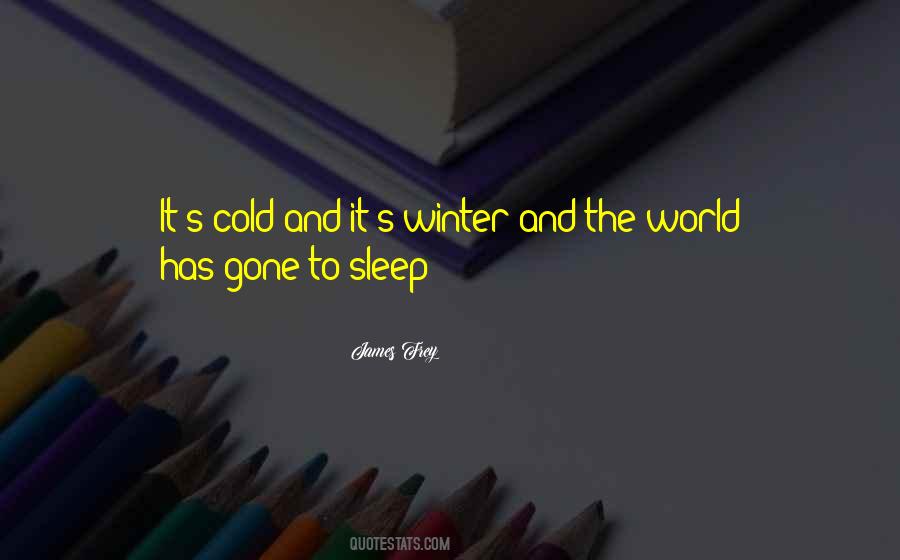 It's Cold Quotes #1421013