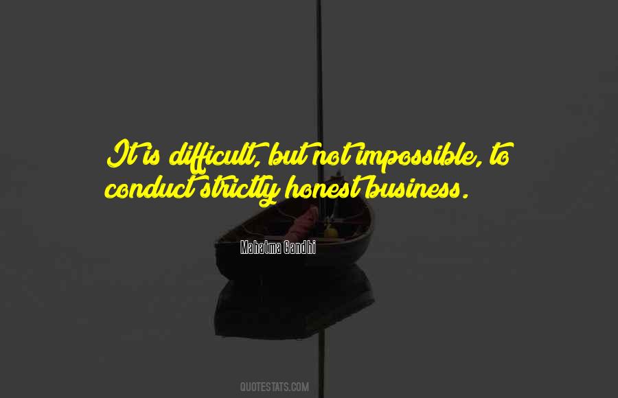 It's Difficult But Not Impossible Quotes #745081