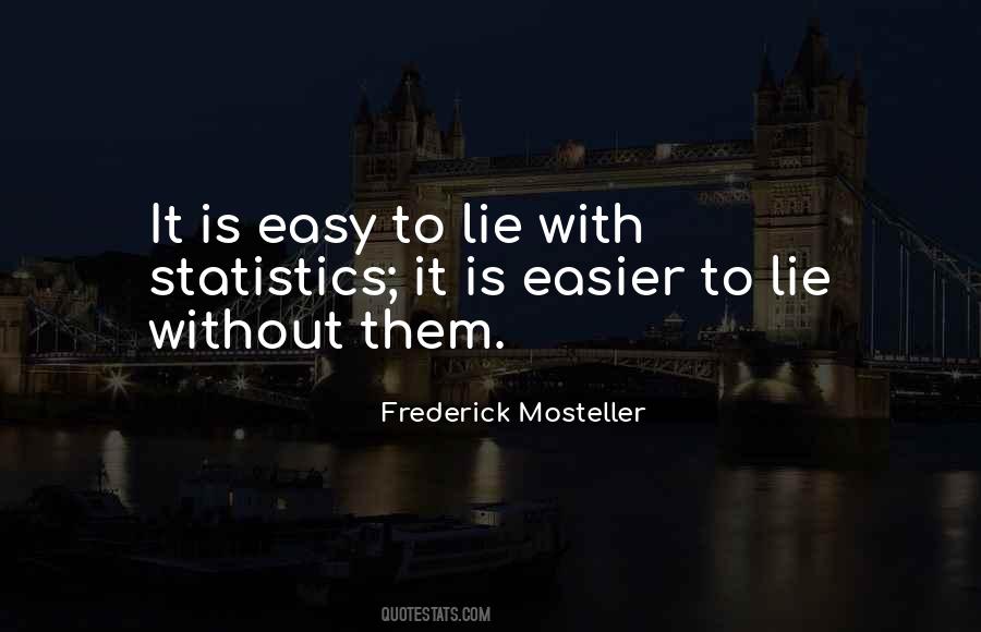 It's Easy To Lie Quotes #1603797