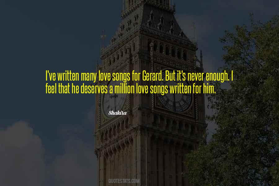 It's Never Enough Quotes #1120874