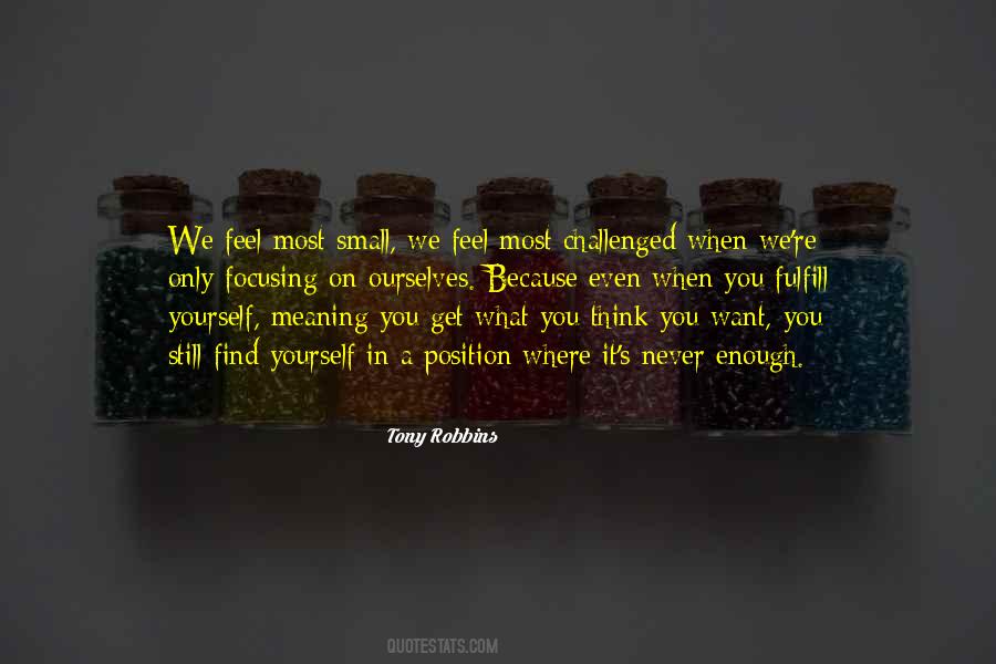 It's Never Enough Quotes #1523368