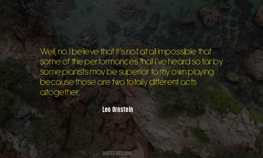 It's Not Impossible Quotes #166917