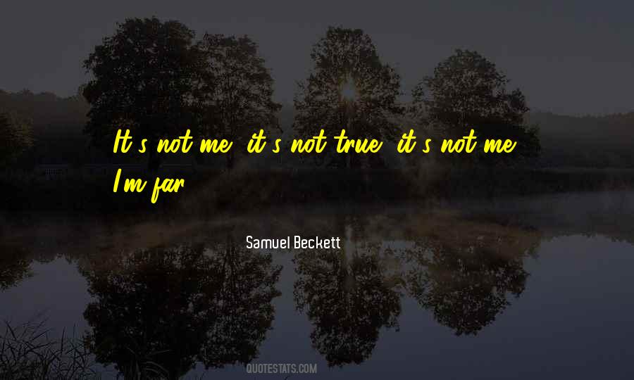 It's Not Me Quotes #1870930