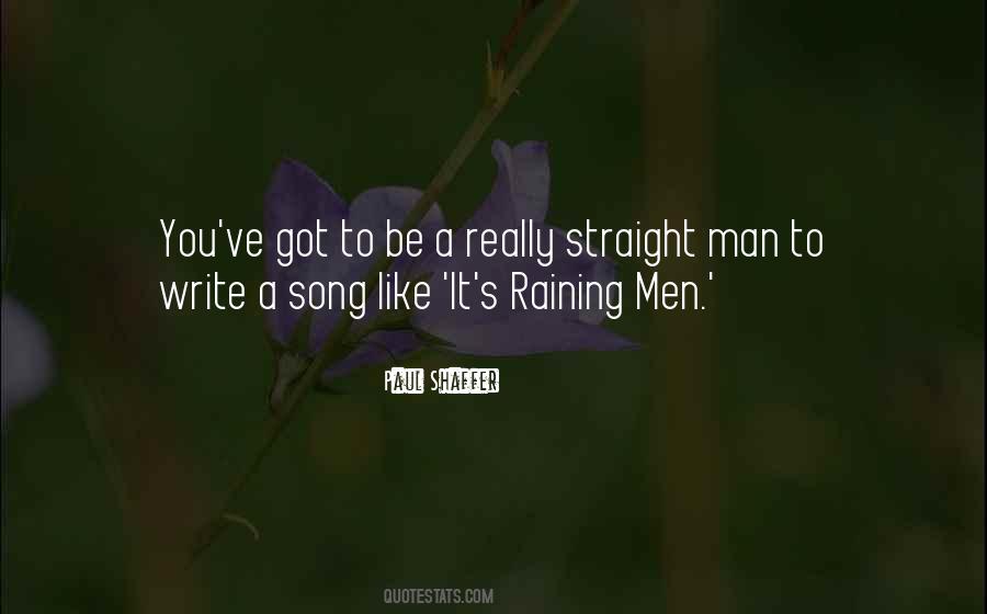 It's Raining Quotes #1257132