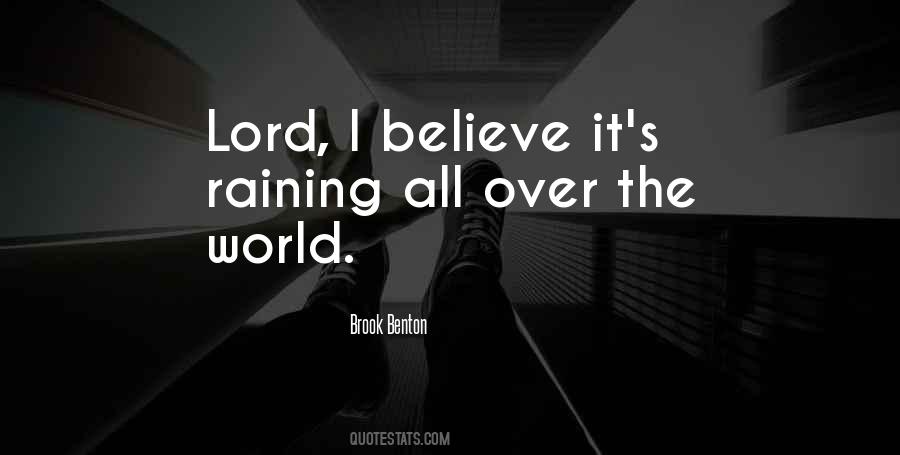 It's Raining Quotes #1605028