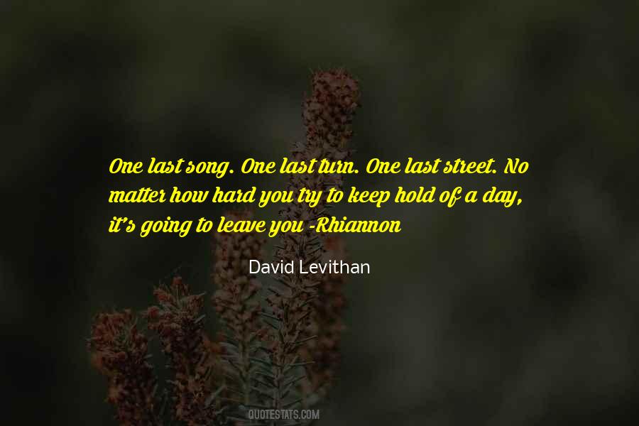 It's So Hard To Hold On Quotes #756772