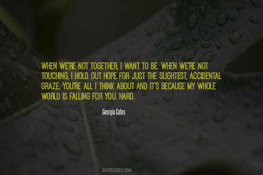 It's So Hard To Hold On Quotes #867824