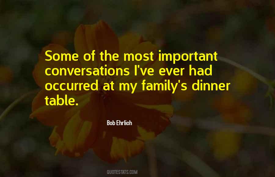 Quotes About Family Dinner Table #968047