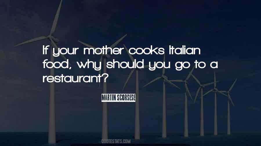 Italian Restaurant Quotes #1084478
