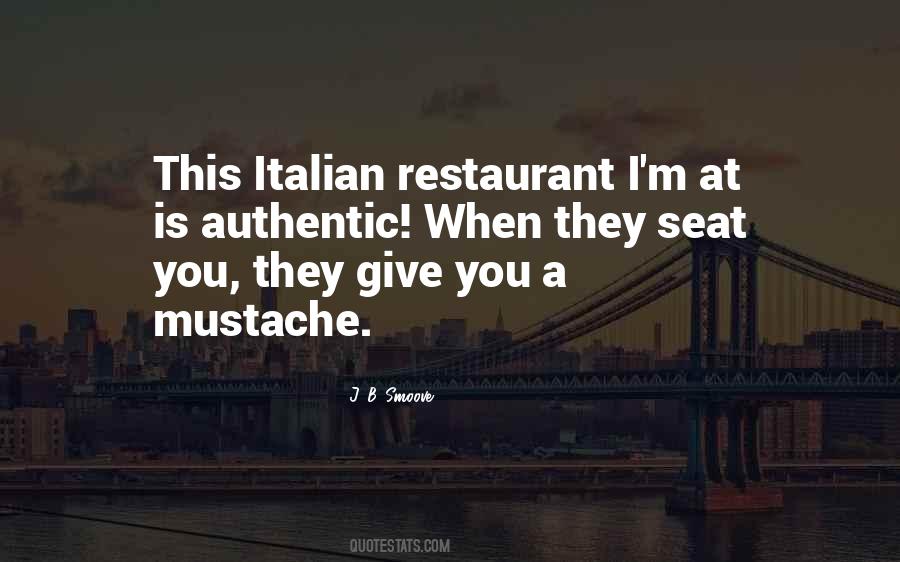 Italian Restaurant Quotes #1132750