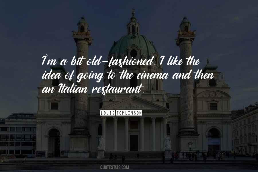 Italian Restaurant Quotes #1223862