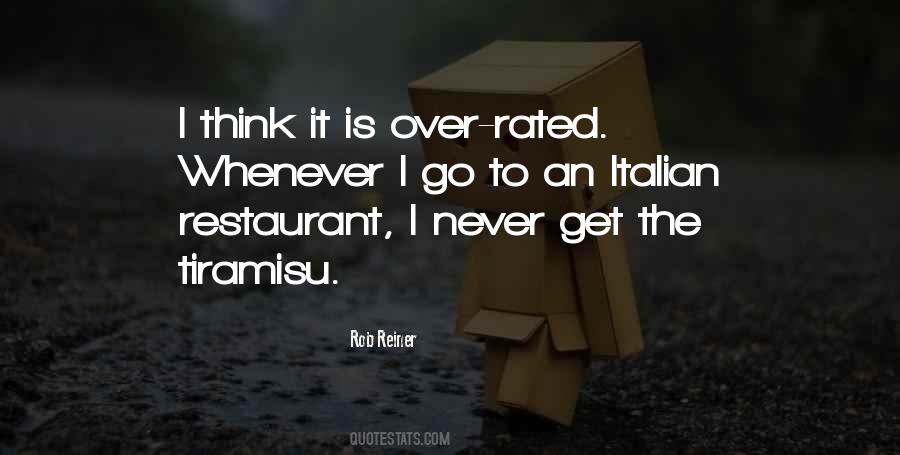 Italian Restaurant Quotes #151566
