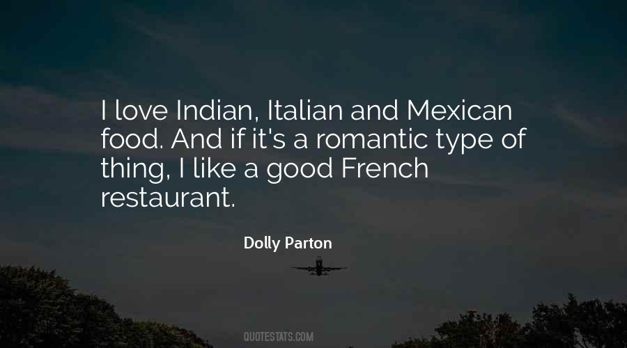 Italian Restaurant Quotes #362922