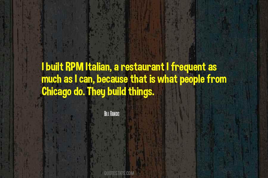 Italian Restaurant Quotes #725989