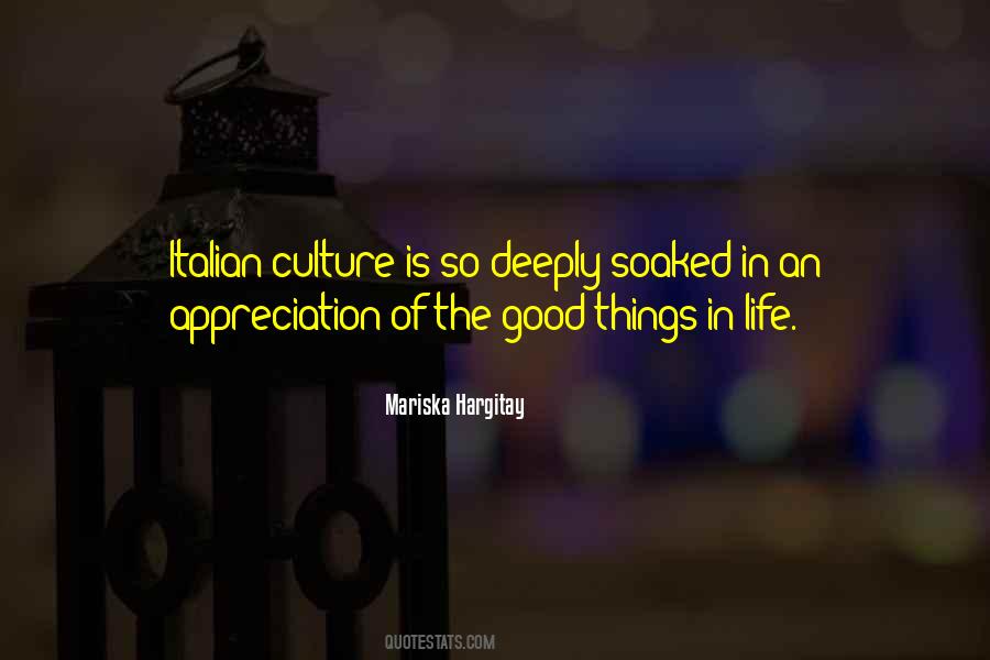 Italian Way Of Life Quotes #700140