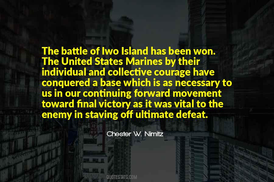 Iwo Jima War Quotes #596533