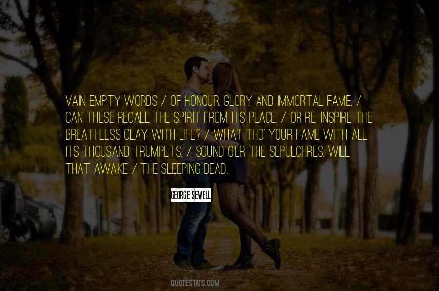 Quotes About Fame And Glory #1683808