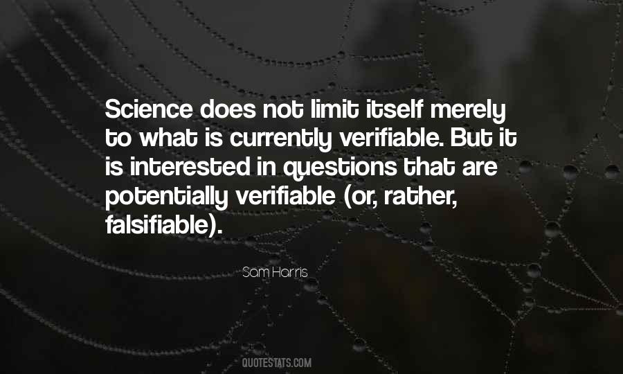 Quotes About Falsifiable #1784250
