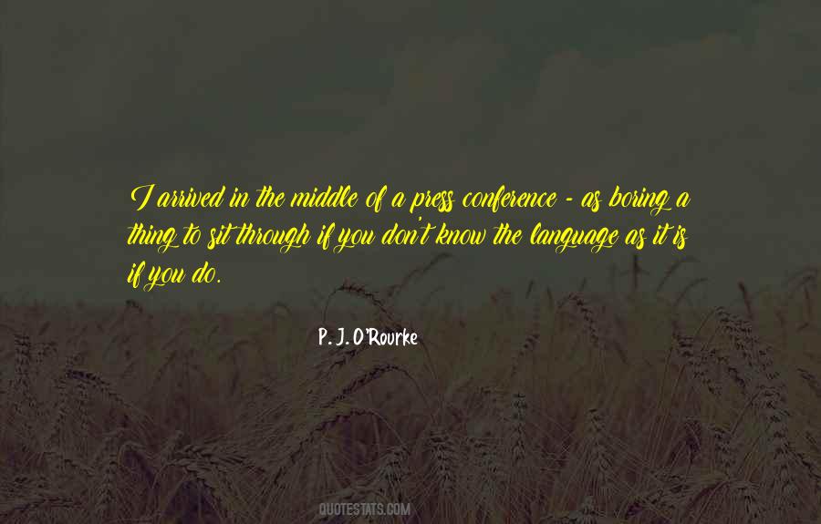 J O'rourke Quotes #196334