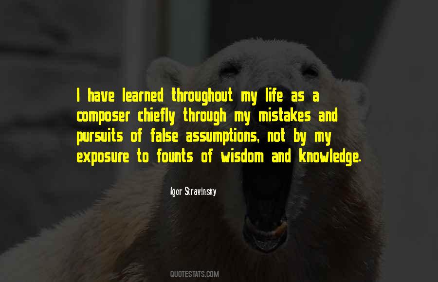 Quotes About False Knowledge #1056950
