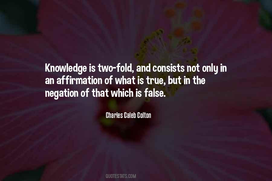 Quotes About False Knowledge #1579667