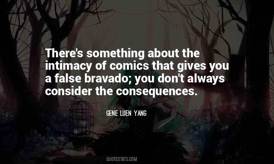 Quotes About False Bravado #1805063