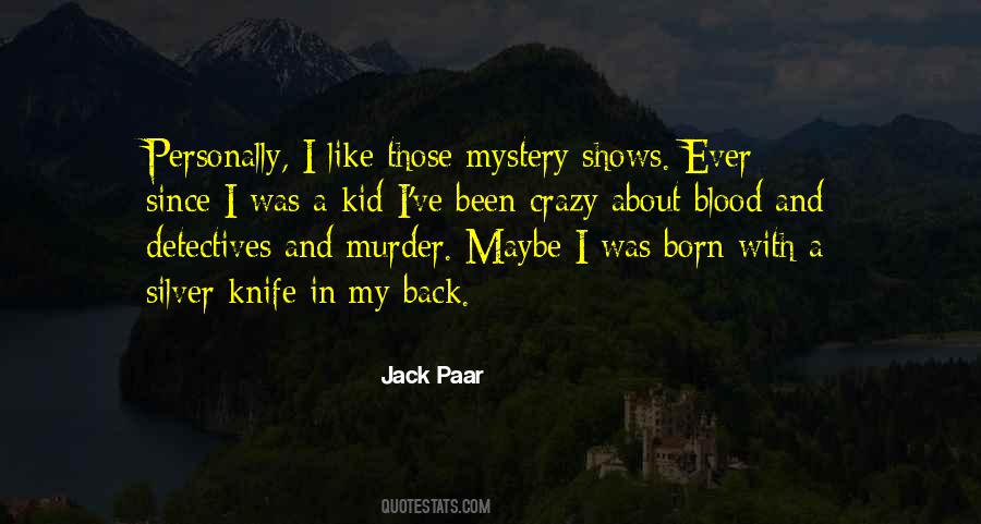 Jack's Knife Quotes #231767