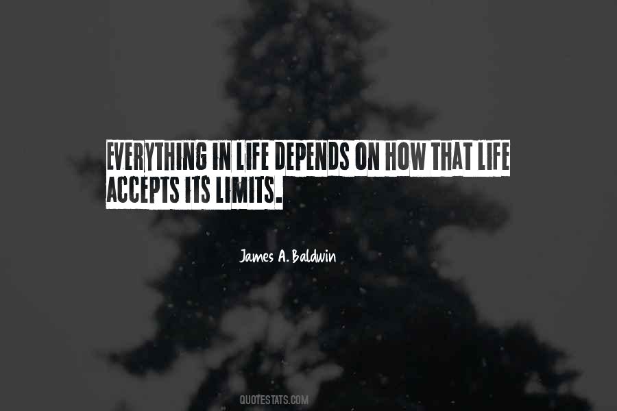 James Baldwin Life Quotes #1713654