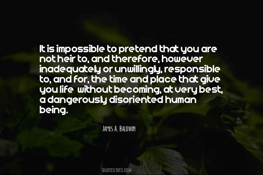 James Baldwin Life Quotes #907488