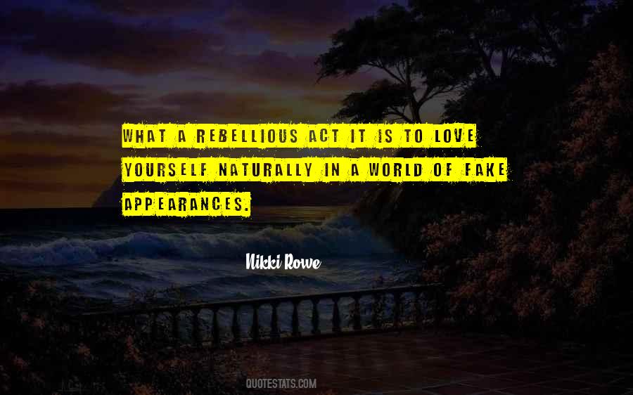 Quotes About Fake Appearances #138023