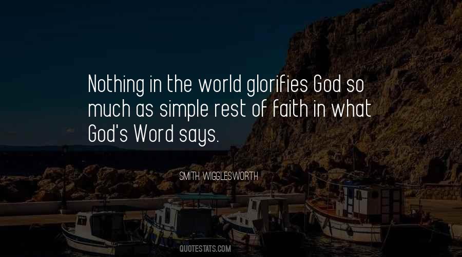 Quotes About Faith In The World #335955