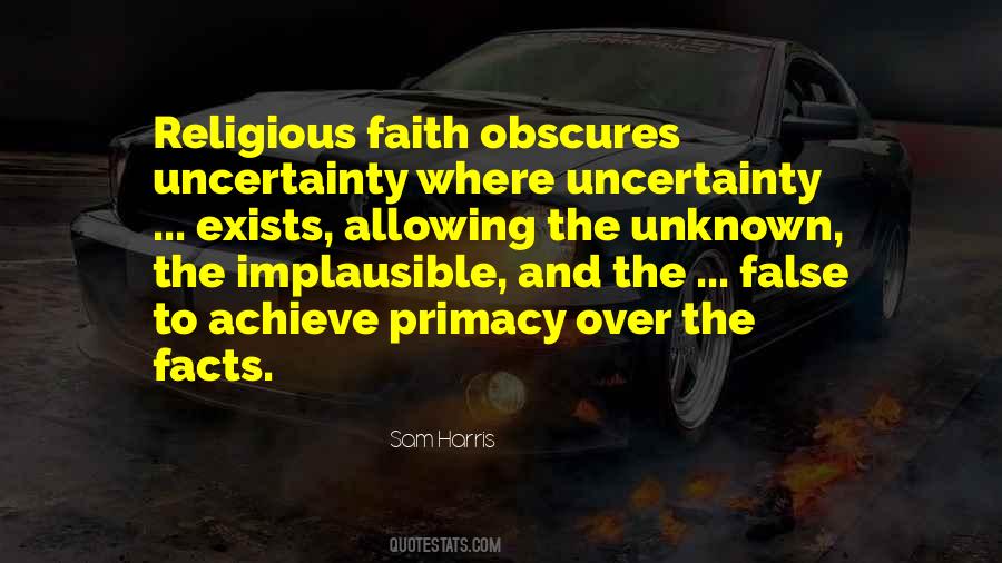 Quotes About Faith In The Unknown #1729321