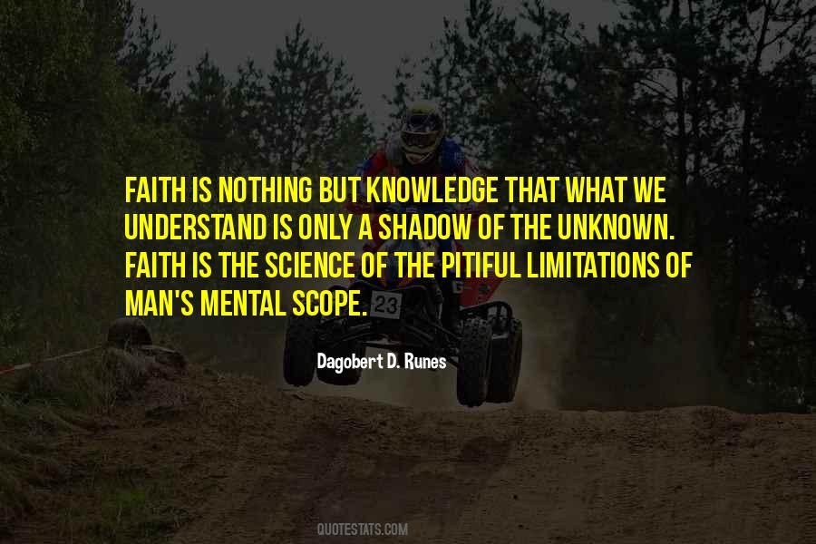 Quotes About Faith In The Unknown #930365