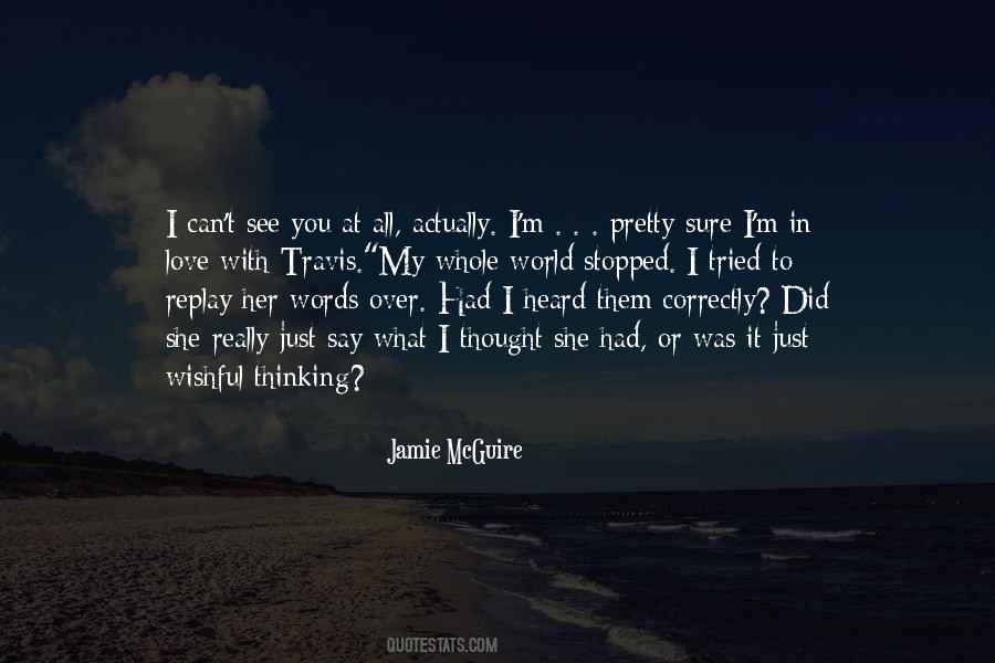 Jamie Mcguire Love Quotes #861168