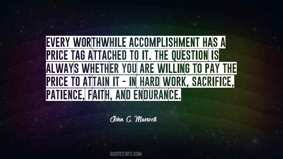 Quotes About Faith And Hard Work #1133769