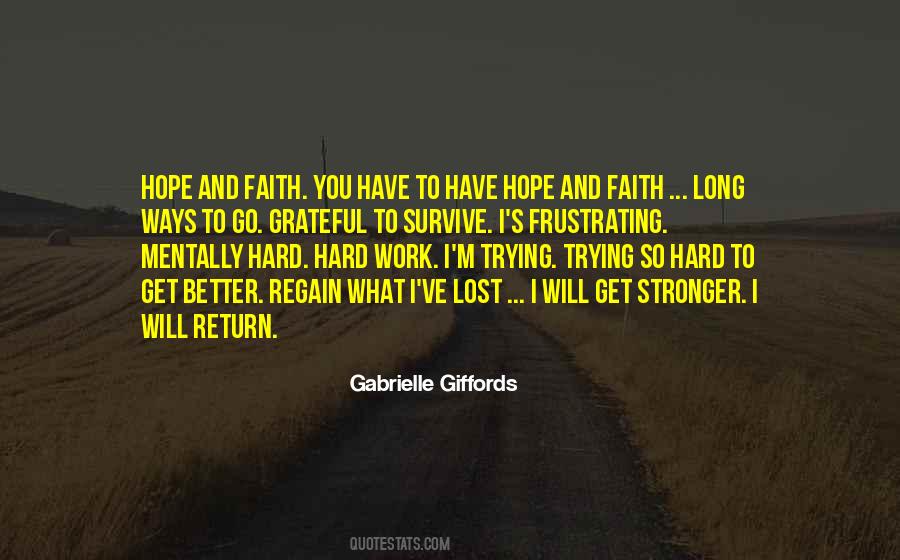 Quotes About Faith And Hard Work #1792620