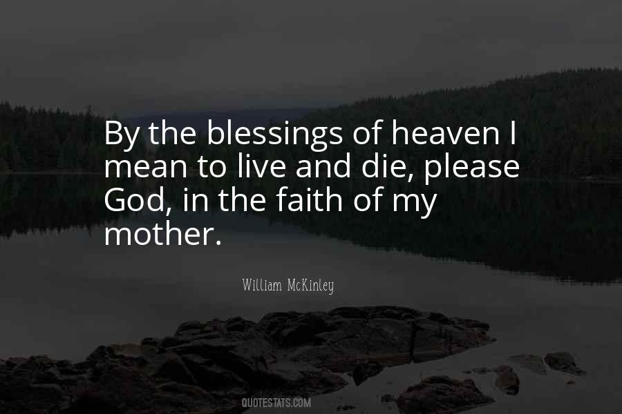 Quotes About Faith And Blessings #1055484