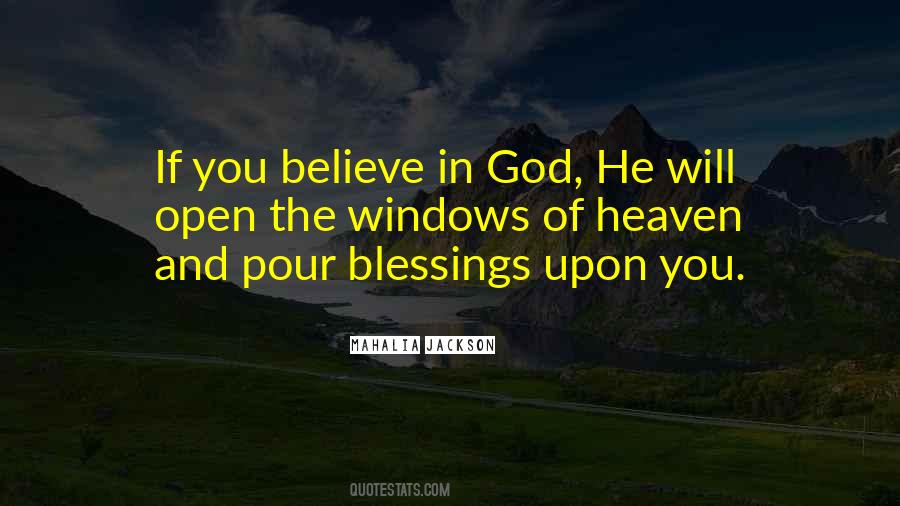 Quotes About Faith And Blessings #1630837