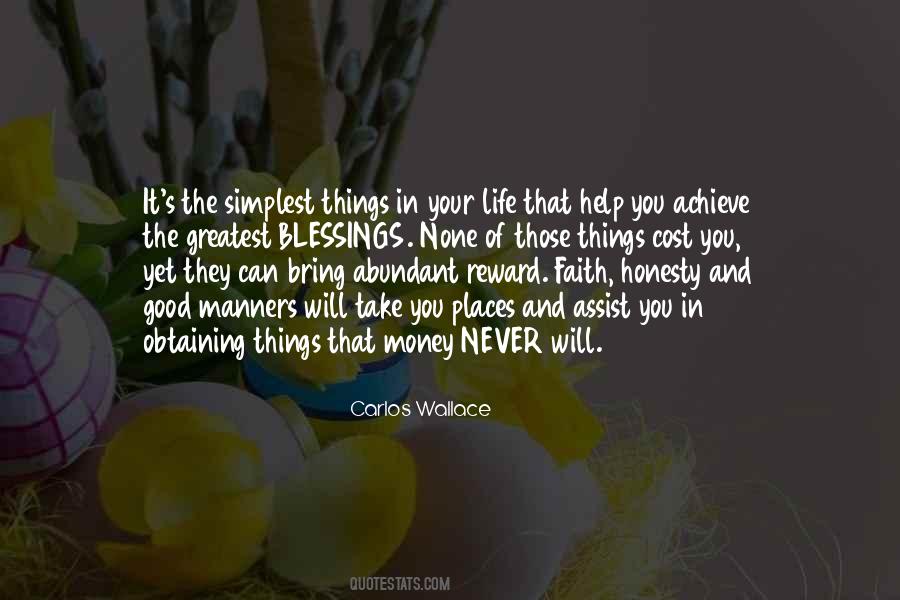 Quotes About Faith And Blessings #242202