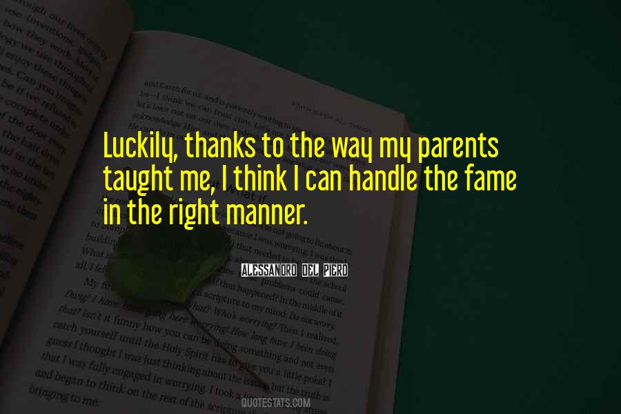 Quotes About Thanks To Parents #1530972
