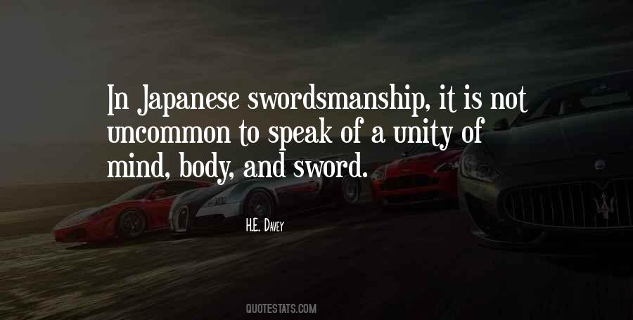 Japanese Sword Quotes #237503