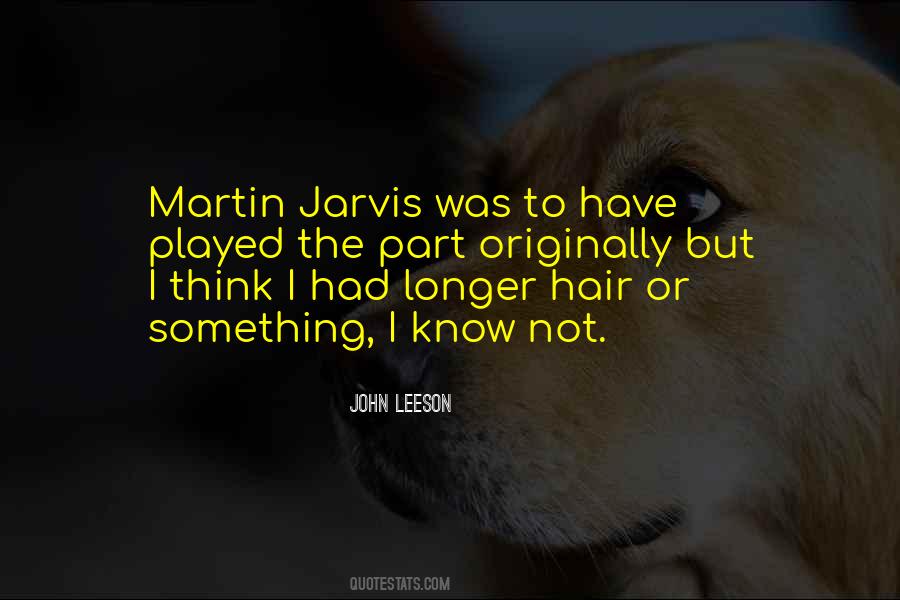 Jarvis Quotes #1524171