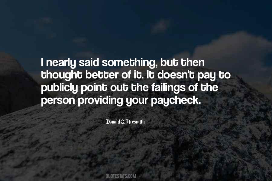 Quotes About Failings #267948