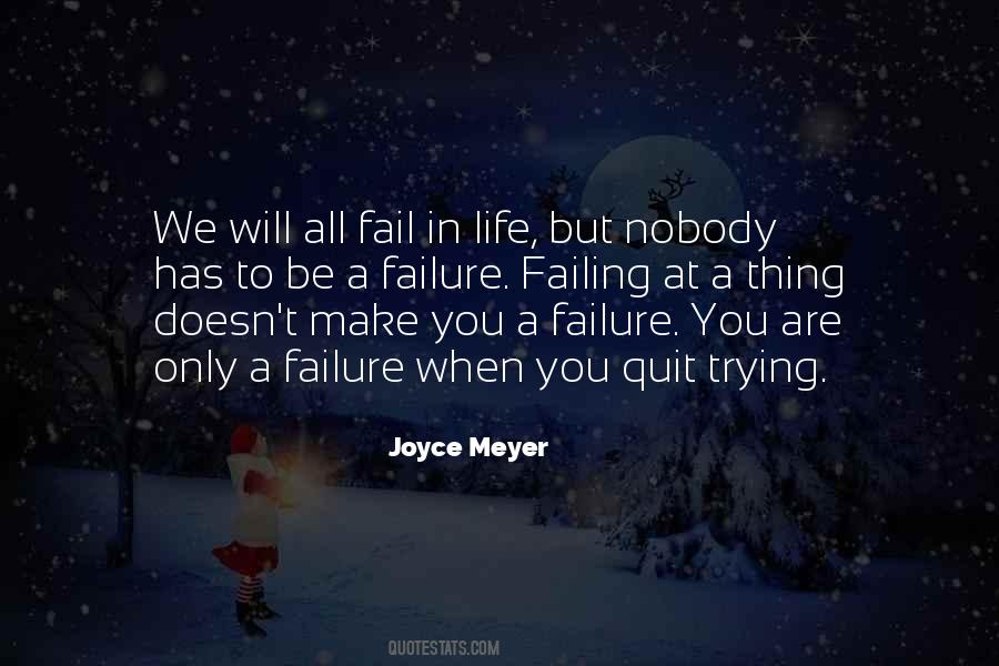 Quotes About Failing In Life #124450