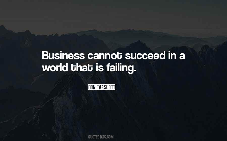 Quotes About Failing Business #48933